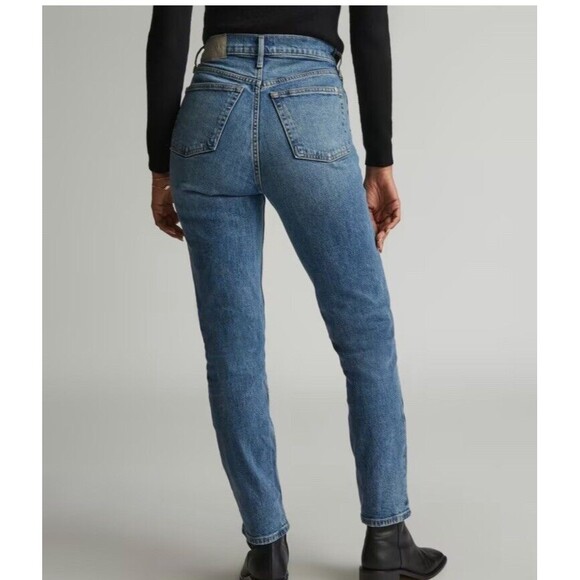 Everlane Women's Straight Leg Jeans - Blue - Picture 2 of 13